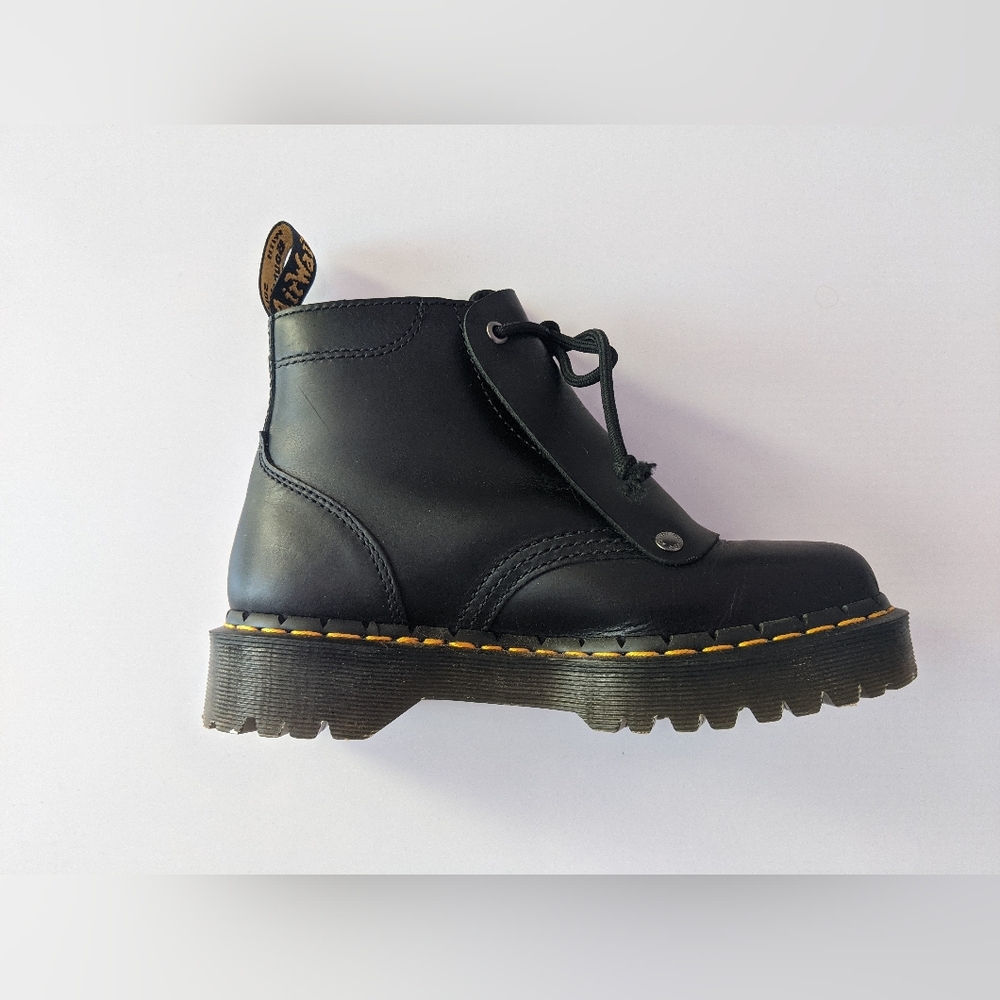 Dr Martens 101 Lace Cover Ankle Boots - Picture 6 of 9
